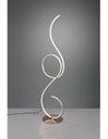 Piantana Moderna Led Dimmer Per Soggiorno Jive Nichel Trio Lighting