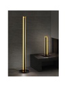 Piantana Moderna Led Texel H142 cm Nero E Oro Trio Lighting