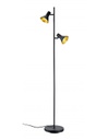 Piantana Moderna Minimal 2 Faretti Spot E14 Nina Nero e Oro Trio Lighting