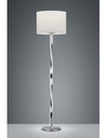 Piantana Moderna Nandor Nichel con Paralume e Fusto Led Trio Lighting