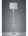 Piantana Moderna Nandor Nichel con Paralume e Fusto Led Trio Lighting