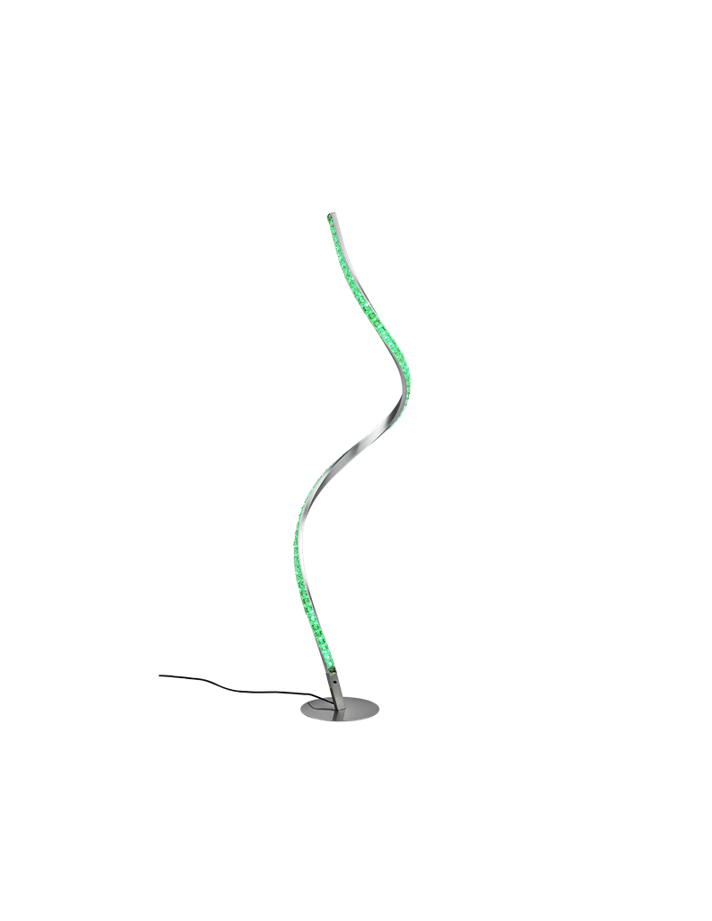 Piantana Moderna Rubin Led Dimmerabile RGB Effetto Cristallo H116 cm Trio Lighting