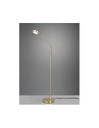 Piantana Ottone Satinato Disco Touch Led Orientabile Franklin Trio Lighting