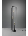 Piantana Per Salotto 3 Luci Cornice Metallo Nero Vito Trio Lighting