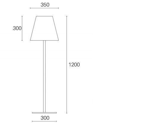 Piantana Piccola E27  linea lounge  alluminio