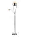 Piantana Sfera Led Chris Cromo e Luce da Lettura Orientabile Trio Lighting