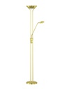Piantana Spock Led Con Luce Spot da Lettura Dimmerabile Ottone Trio Lighting