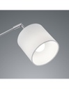 Piantana Tommy Nichel 5xE14 Tessuto Bianco H200 cm Trio Lighting