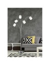 Piantana Tommy Nichel 5xE14 Tessuto Bianco H200 cm Trio Lighting
