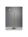 Piantana Touch Led Disco Orientabile Franklin Ottone Invecchiato Trio Lighting