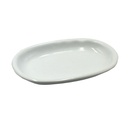 Piatto romeo bianco ovale cm36x25h4