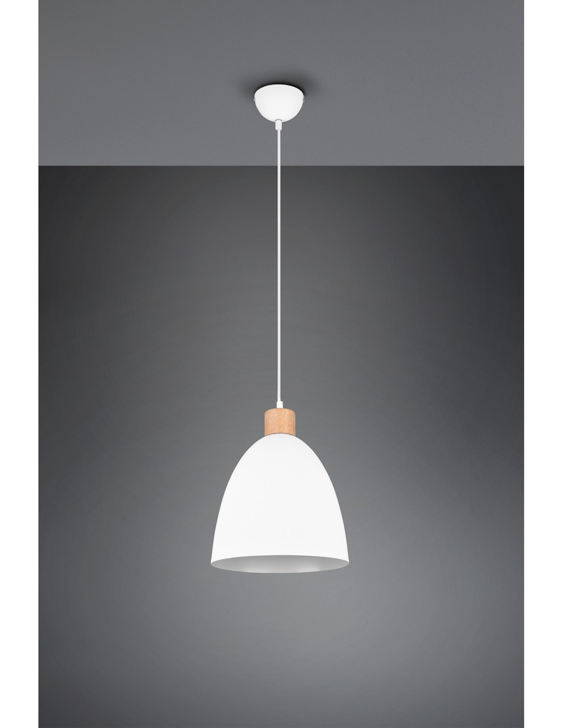 Piccola Sospensione Cucina Jagger Metallo Bianco Trio Lighting