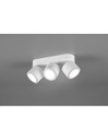 Plafone 3 Spot Doppia Emissione Led L27 cm Taurus Bianco Trio Lighting