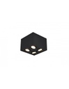Plafone da Soffitto Biscuit Nero 4 Spot GU10 Orientabili Trio Lighting