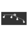 Plafoniera 4 Faretti Spot Led G9 Carico Nichel Trio Lighting