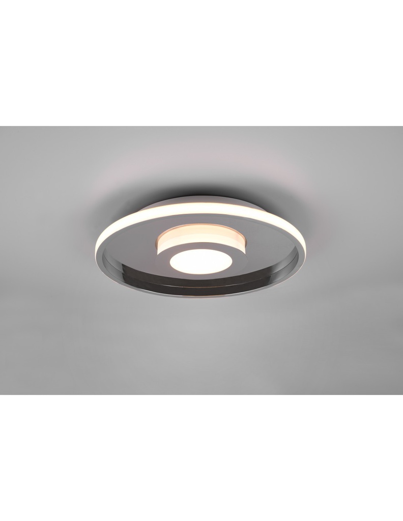 Plafoniera Disco Ascari Led 35w Cromo IP44 Trio Lighting