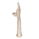 Portacandele metallo angelo 1p cm18,5x6,5h38