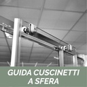 Nicchia doccia scorrevole 2 ante cristallo - Linea Essential