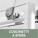 Nicchia doccia scorrevole 2 ante cristallo - Linea Essential
