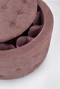 Pouf Cont. P.Scarpe Ernestine Dark Rose