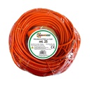 Prolunga elettrica per macchine da giardino esterno 2X1,5 25MT