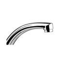 Rubinetto miscelatore da cucina canna in acciaio finitura cromo h.26x10,3 cm EFFEZ