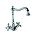 Rubinetto miscelatore per cucina finitura cromo h.23,5xP.26,5 cm EFFEZ