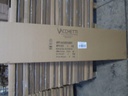 Scaffale metallo jessica nero 4 piani ad angolo cm 48x33h160