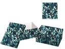 Scatola cartone 1-10 foglie blu rettangolare cm37,5x29h16