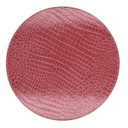 Scatola ecopelle 1-3 rosso tondo cm ø42h24