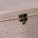 Scatola legno 1-2 sbiancato rettangolare cm34x20,5h17,5