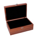 Scatola legno 1-2 verde bordo marrone cm24x16h9,3