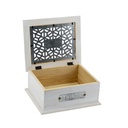 Scatola legno elettra rettangolare cm 24x20h10