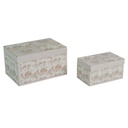 Scatola legno lilac 1-2 cm 22x15h12