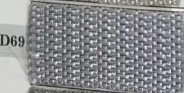 Scatola poliestere 1-7 grigio rettangolare c/manici metallo cm 40x30h21