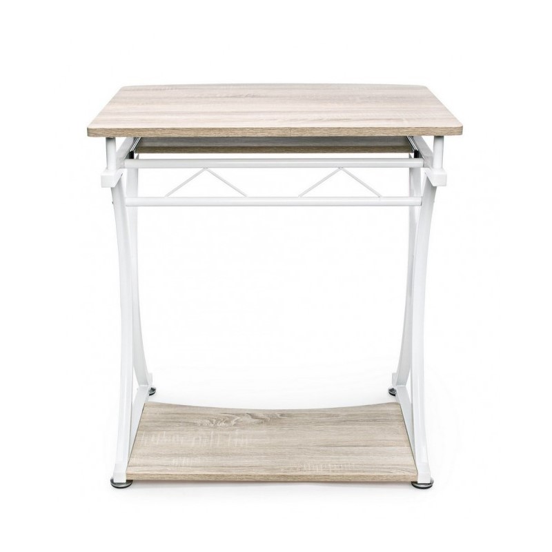 Scrivania per PC in acciaio Bianco VIOLET 70x55x h76 cm