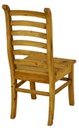 Sedia erin struttura legno pino op-0421cm. 46 x 56 h 99 h seduta cm. 46