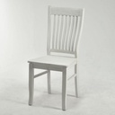 Sedia legno nantes bianca cm 42x45
