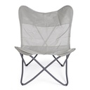 Sedia mare pieghevole in textilene Natural BUTTERFLY GABICCE 77.5x81x h89 cm iperbriko