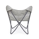 Sedia mare pieghevole in textilene Natural BUTTERFLY GABICCE 77.5x81x h89 cm iperbriko
