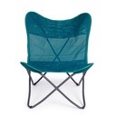 Sedia mare pieghevole in textilene Verde Acqua BUTTERFLY GABICCE 77.5x81x h89 cm iperbriko