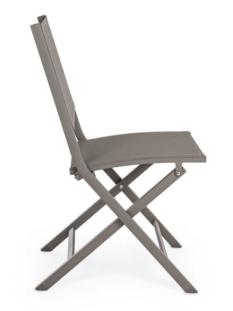 Sedia pieghevole alluminio arredo giardino Elin Ciok cm 47 x 57 x 88