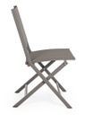 Sedia pieghevole alluminio arredo giardino Elin Ciok cm 47 x 57 x 88
