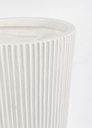 Set4 P.Vaso Ribbed Svas Bianco