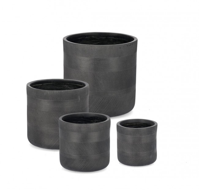 Set4 P.Vaso Rigo Cil Antracite
