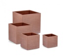 Set4 P.Vaso Tressage Qu Terracotta