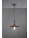 Sospensione 1xE27 Brenta Ruggine Diffusore Vetro IP44 Trio Lighting