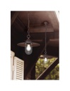 Sospensione 1xE27 Brenta Ruggine Diffusore Vetro IP44 Trio Lighting