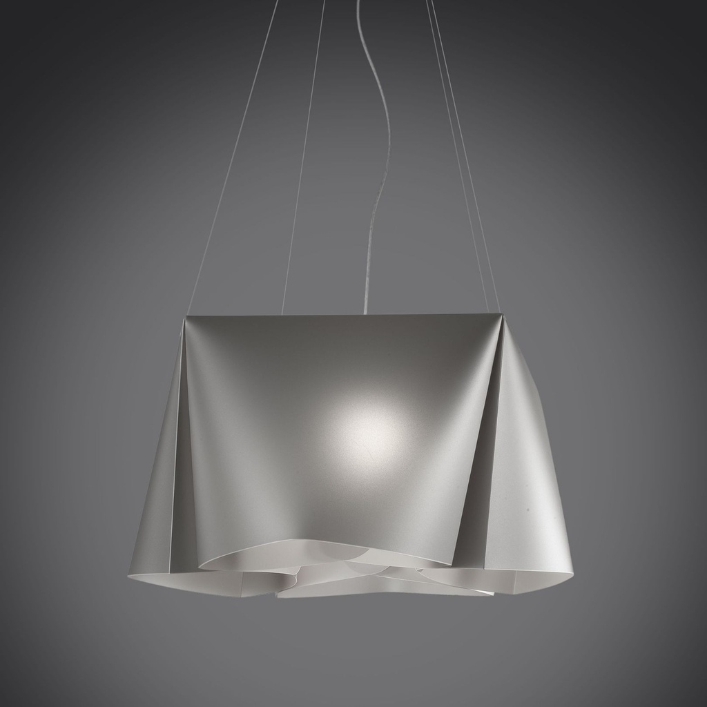 Sospensione Silver in Metallo Cromato Cm. 59 x 31h