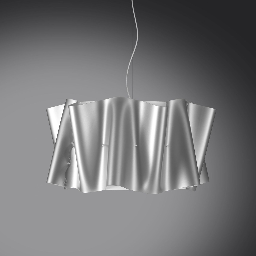 Sospensione Silver in Metallo Cromato Cm. 60 x 32h